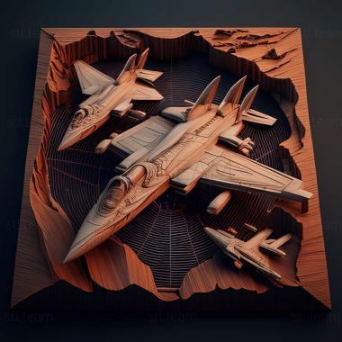3D model Hidden Dangerous 2 Sabre Squadron game (STL)